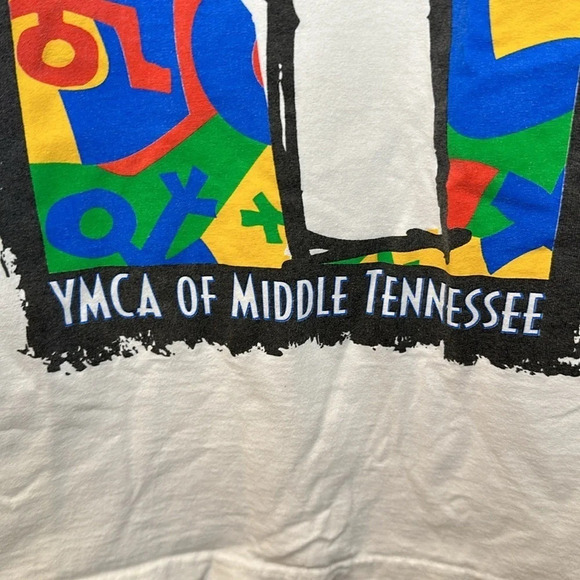 VTG YMCA OF MIDDLE TN SPIRIT MIND BODY 90’s FOTL Fruit of the Loom Lofteez Shirt - Picture 10 of 10